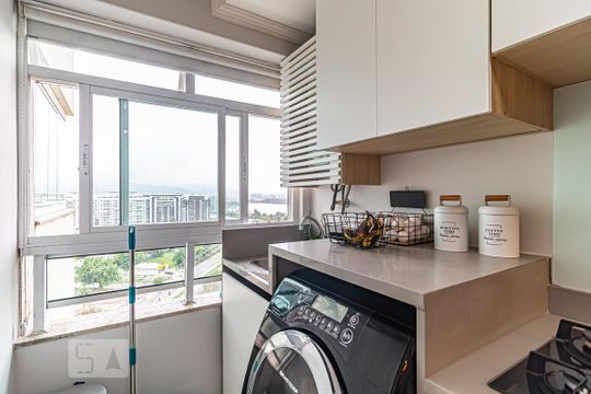 Área de Serviço de apartamento à venda com 2 quartos, 81m² em Barra da Tijuca, Rio de Janeiro