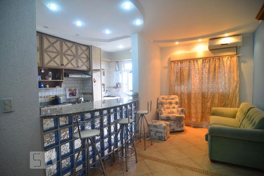 Sala de apartamento para alugar com 2 quartos, 74m² em Marechal Rondon, Canoas
