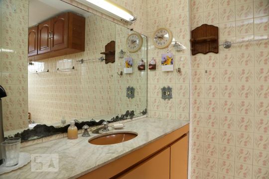 Banheiro da Suíte de apartamento à venda com 3 quartos, 160m² em Paraisópolis, São Paulo