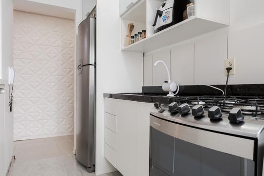 Cozinha de apartamento à venda com 2 quartos, 47m² em Protásio Alves, Porto Alegre