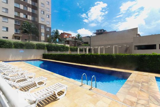 Área comum - Piscina de apartamento para alugar com 2 quartos, 45m² em Vila Independência, São Paulo