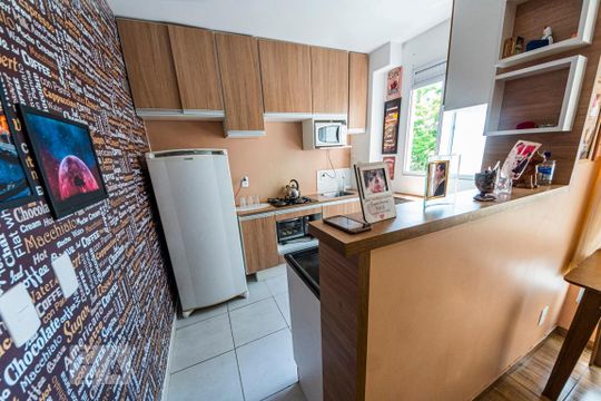 Cozinha e Área de Serviço de casa à venda com 2 quartos, 42m² em Feitoria, São Leopoldo