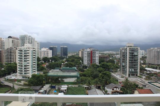 Vista - Sala de apartamento à venda com 2 quartos, 110m² em Recreio dos Bandeirantes, Rio de Janeiro