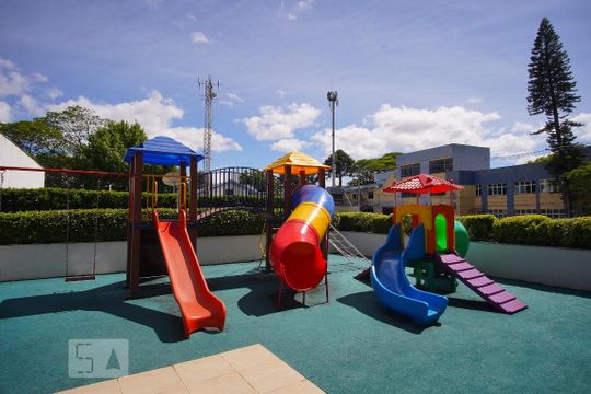 Área Comum - Playground de kitnet/studio para alugar com 1 quarto, 52m² em Petrópolis, Porto Alegre