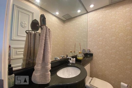 Lavabo de apartamento à venda com 3 quartos, 173m² em Vila Andrade, São Paulo