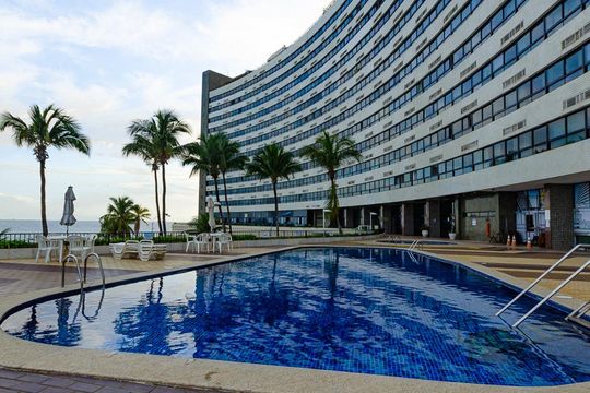 Área comum - Piscina de apartamento para alugar com 1 quarto, 56m² em Barra, Salvador