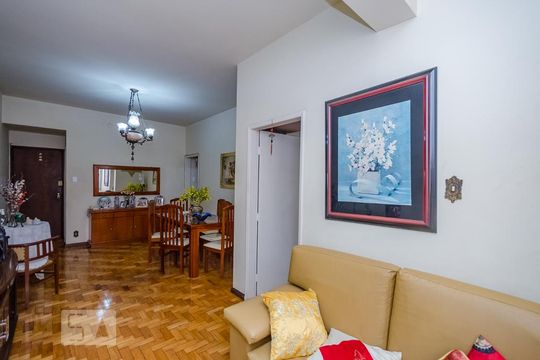 Sala de apartamento à venda com 3 quartos, 117m² em Centro, Belo Horizonte