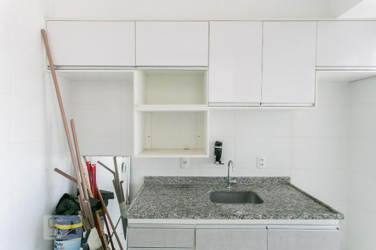 Cozinha de apartamento para alugar com 2 quartos, 59m² em Brás, São Paulo