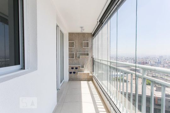 Varanda de apartamento para alugar com 2 quartos, 59m² em Brás, São Paulo