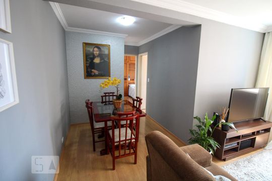 Sala de Estar de apartamento para alugar com 2 quartos, 64m² em Vila Gomes Cardim, São Paulo