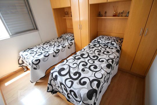 Quarto de apartamento para alugar com 2 quartos, 64m² em Vila Gomes Cardim, São Paulo
