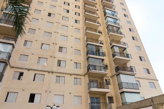 Fachada do bloco de apartamento para alugar com 2 quartos, 64m² em Picanço, Guarulhos