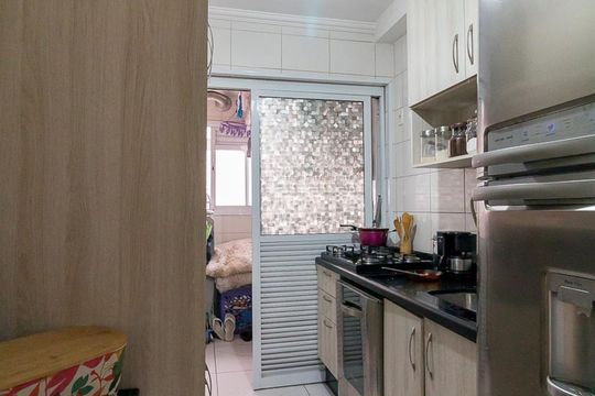 Cozinha de apartamento à venda com 3 quartos, 77m² em Jardim Rosa de França, Guarulhos