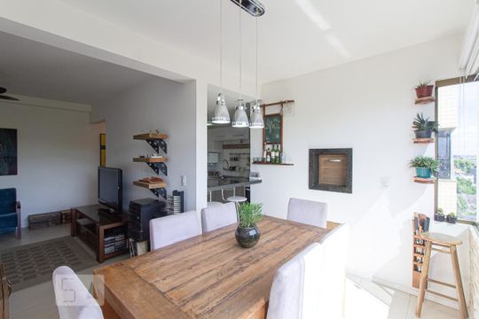 Sala de apartamento à venda com 3 quartos, 74m² em Cristo Redentor, Porto Alegre