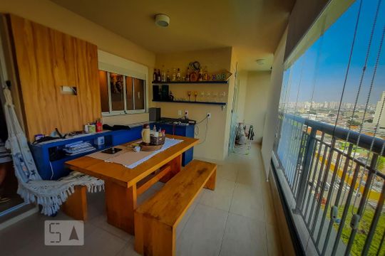 Varanda Gourmet de apartamento à venda com 3 quartos, 130m² em Parque da Vila Prudente, São Paulo