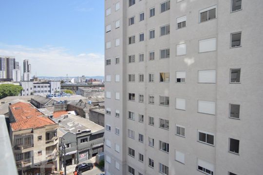 Vista da sala de kitnet/studio à venda com 1 quarto, 26m² em Brás, São Paulo