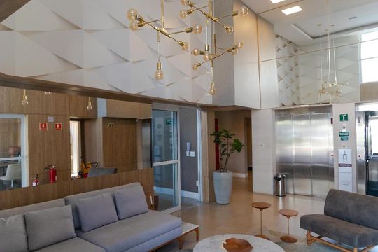 Área comum - Hall de Entrada de apartamento à venda com 2 quartos, 90m² em Cambuí, Campinas