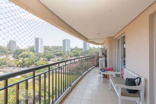 Varanda da Sala de apartamento à venda com 3 quartos, 156m² em Santo Amaro, São Paulo