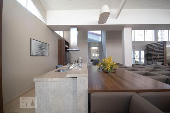 Área comum - Salão de festas de apartamento para alugar com 2 quartos, 47m² em Conceição, Osasco
