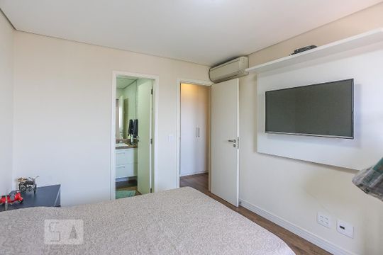 Suite 2 de apartamento à venda com 2 quartos, 130m² em Jardim Bonfiglioli, São Paulo