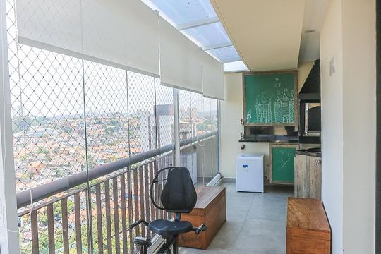 Varanda Gourmet de apartamento à venda com 2 quartos, 130m² em Jardim Bonfiglioli, São Paulo