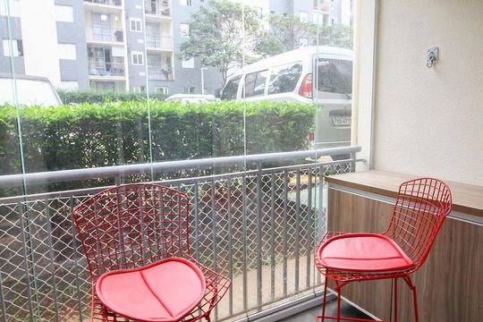 varanda sala de apartamento à venda com 2 quartos, 71m² em Nossa Senhora do Ó, São Paulo