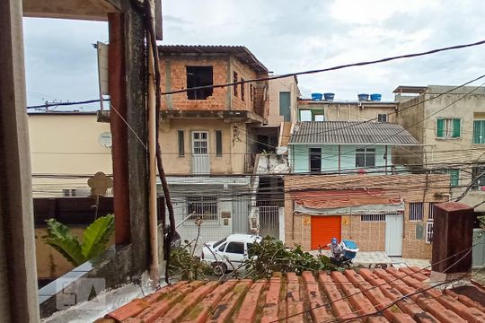 Vista da Rua de apartamento para alugar com 1 quarto, 30m² em Boca do Rio, Salvador