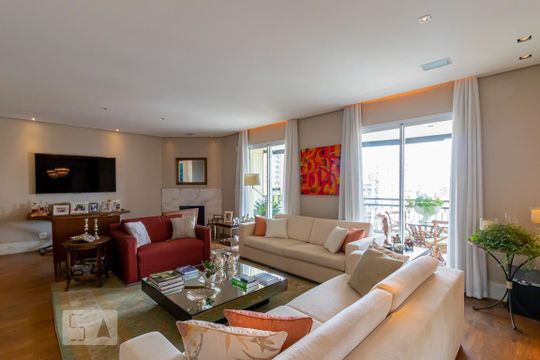Sala de Estar de apartamento à venda com 3 quartos, 265m² em Jardim Vila Mariana, São Paulo