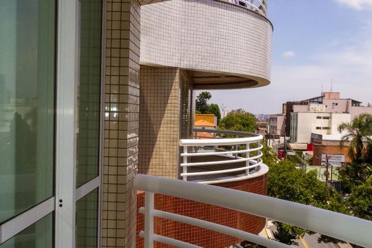 Varanda da Sala de apartamento para alugar com 1 quarto, 55m² em Jardim do Mar, São Bernardo do Campo