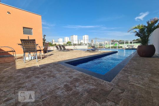 Área comum - Piscina de kitnet/studio para alugar com 1 quarto, 52m² em Jardim América, Sorocaba