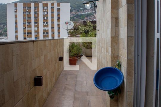 Suíte (Terraço) - Varanda de apartamento para alugar com 3 quartos, 118m² em Méier, Rio de Janeiro