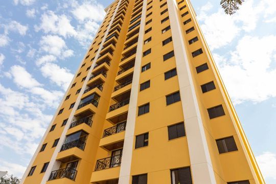 Fachada do Bloco de apartamento para alugar com 3 quartos, 74m² em Cidade dos Bandeirantes, São Paulo