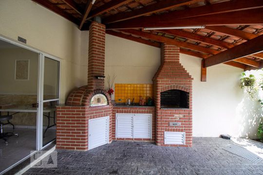 Área comum - Churrasqueira de casa de condomínio à venda com 3 quartos, 178m² em Sítio da Figueira, São Paulo