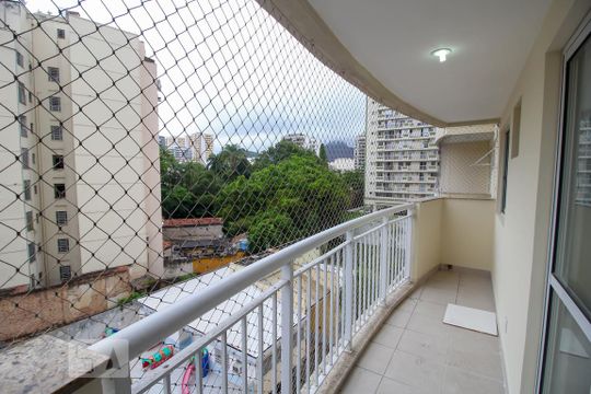 Varanda da Sala de apartamento para alugar com 3 quartos, 84m² em Catete, Rio de Janeiro