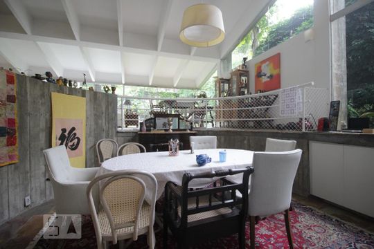 Sala de jantar de casa à venda com 4 quartos, 250m² em Jardim Guedala, São Paulo