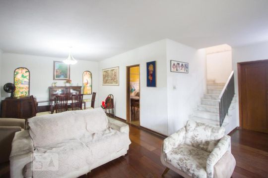 Sala de casa à venda com 5 quartos, 400m² em Campo Belo, São Paulo