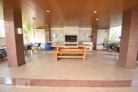 Área comum - Churrasqueira de apartamento para alugar com 2 quartos, 70m² em Sul (águas Claras), Brasília