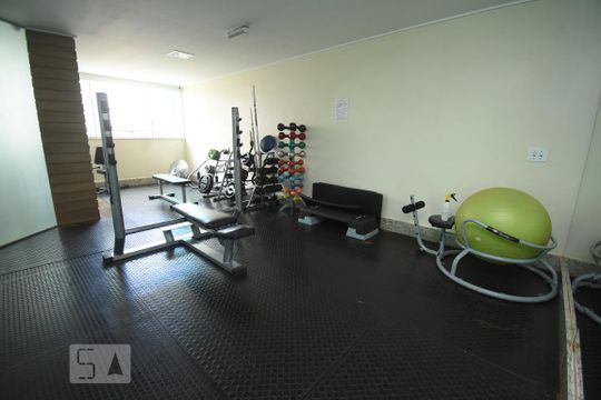 Área comum - Academia de apartamento para alugar com 2 quartos, 70m² em Sul (águas Claras), Brasília