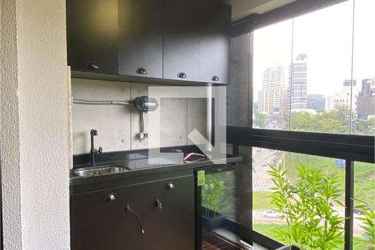 Varanda de apartamento à venda com 1 quarto, 50m² em Bethaville I, Barueri