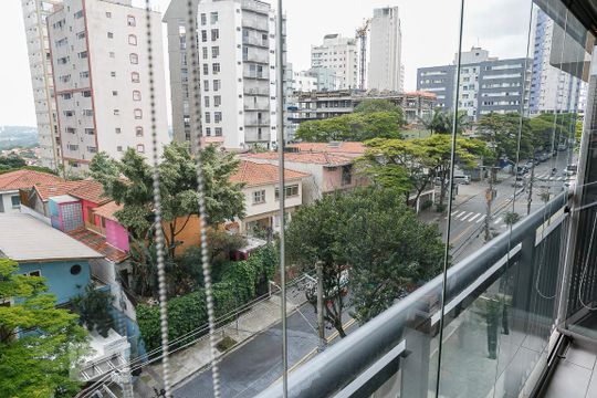 Vista da Varanda de kitnet/studio à venda com 1 quarto, 31m² em Sumarezinho, São Paulo