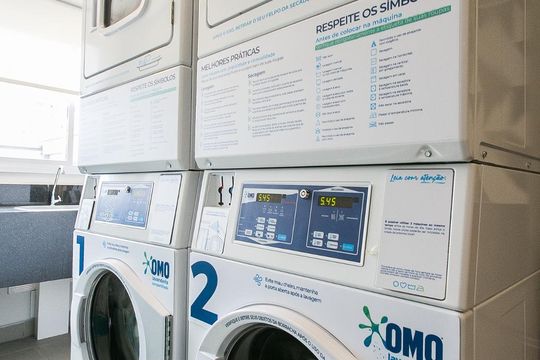Área comum - Lavanderia de apartamento para alugar com 1 quarto, 27m² em Tatuapé, São Paulo