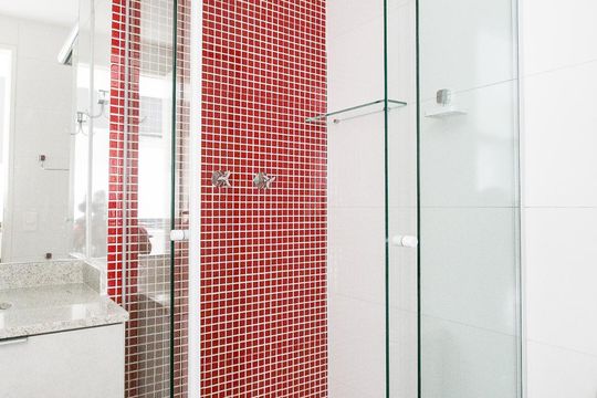 Banheiro de apartamento para alugar com 1 quarto, 27m² em Tatuapé, São Paulo