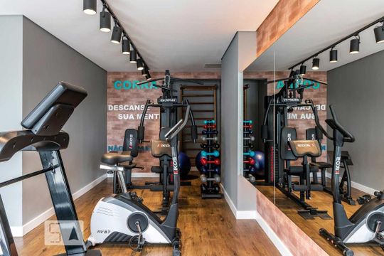 Área comum - Academia de apartamento para alugar com 1 quarto, 27m² em Tatuapé, São Paulo