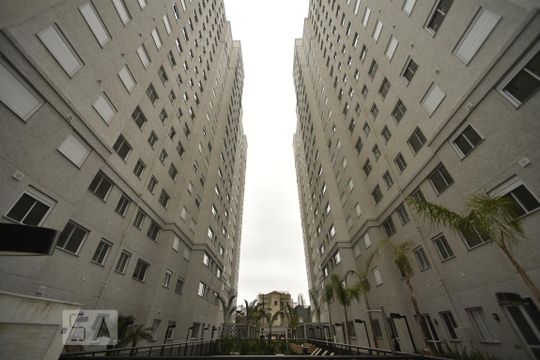 Área comum - fachada interna de apartamento para alugar com 2 quartos, 38m² em Brás, São Paulo