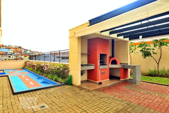 Churrasqueira de apartamento para alugar com 2 quartos, 46m² em Parque João Ramalho, Santo André