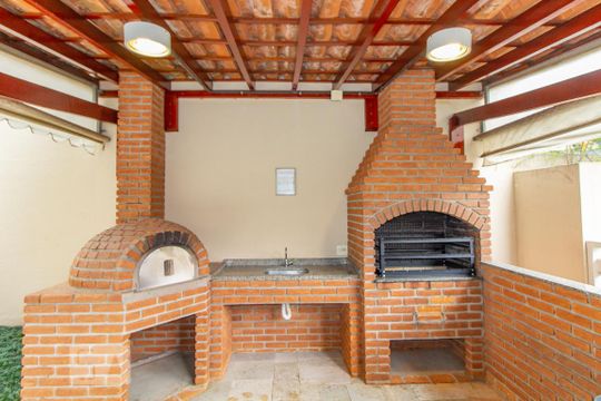 Área comum - Churrasqueira de apartamento para alugar com 2 quartos, 58m² em Vila Gomes Cardim, São Paulo