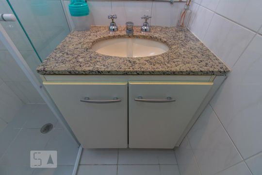 Banheiro Quarto 2 - Suíte de apartamento para alugar com 2 quartos, 58m² em Vila Gomes Cardim, São Paulo