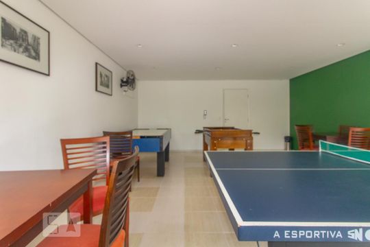 Área comum - Sala de jogos de apartamento para alugar com 2 quartos, 58m² em Vila Gomes Cardim, São Paulo