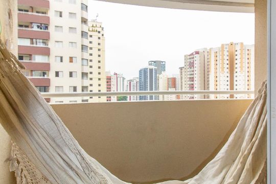 Varanda da Sala de apartamento para alugar com 2 quartos, 58m² em Vila Gomes Cardim, São Paulo