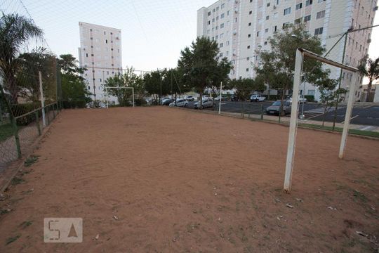 Área comum - campo de futebol de apartamento para alugar com 2 quartos, 48m² em Reserva Sul Condomínio Resort, Ribeirão Preto